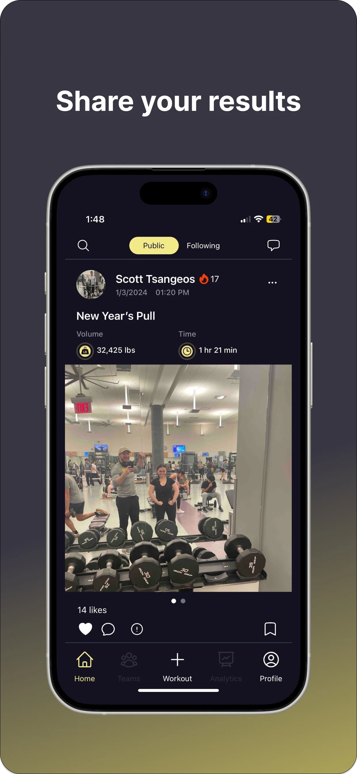 Olympus: Gym Log and Community screenshot